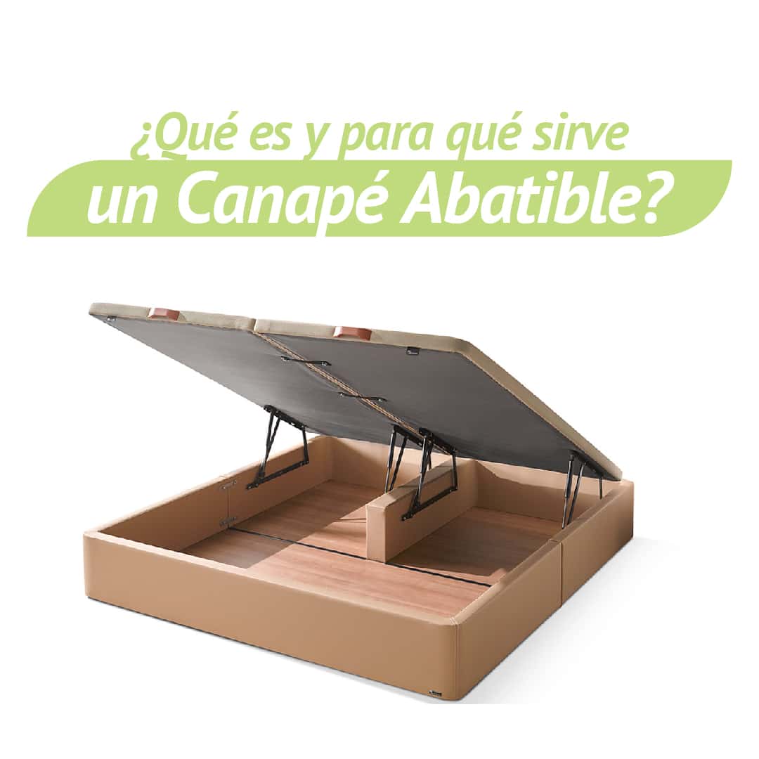 Qué es un canapé abatible