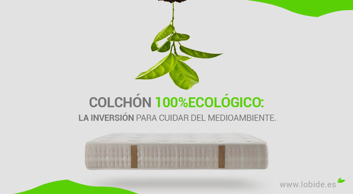 ¡Lleva tu descanso a otro planeta con un colchón 100 % ecológico!