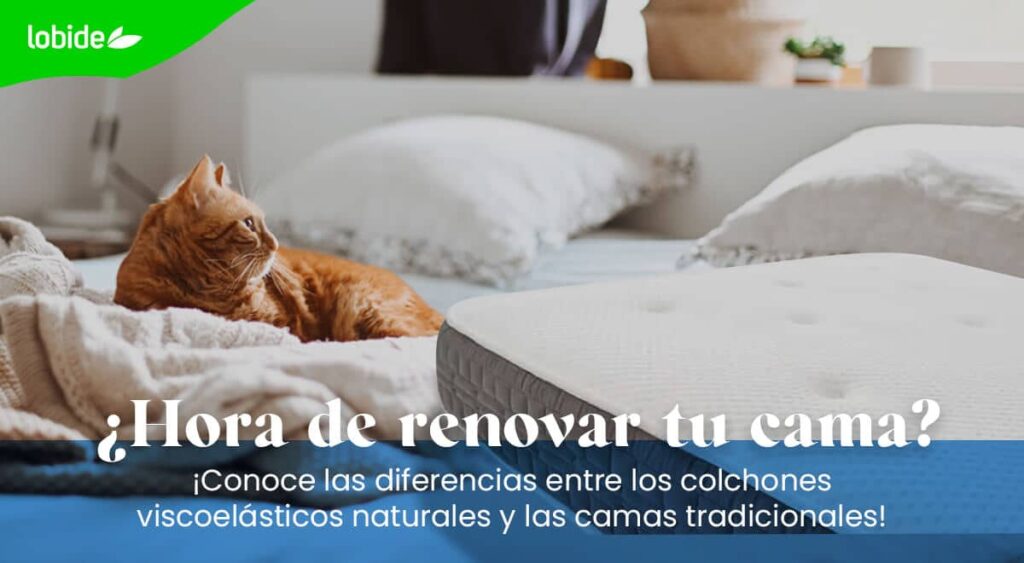 los colchones viscoelásticos naturales son piezas de descanso profesional